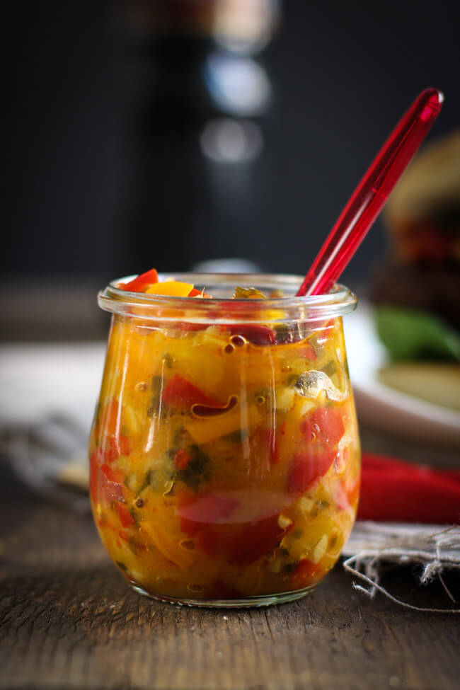 paprika ingwer chutney vegan asiatisch