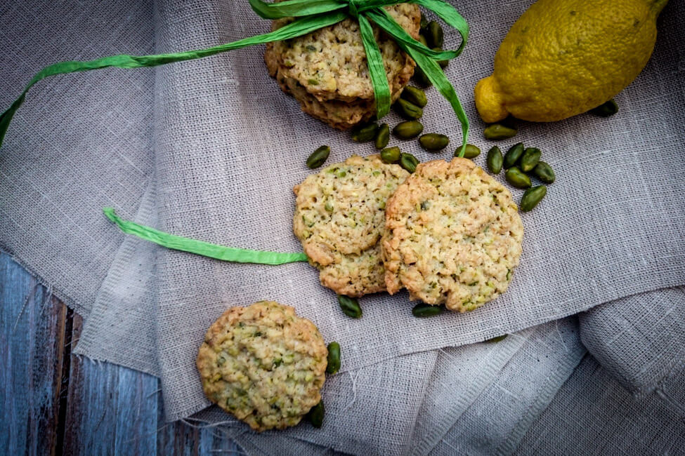 kamutkekse kamut kekse cookies pistazie zitrone
