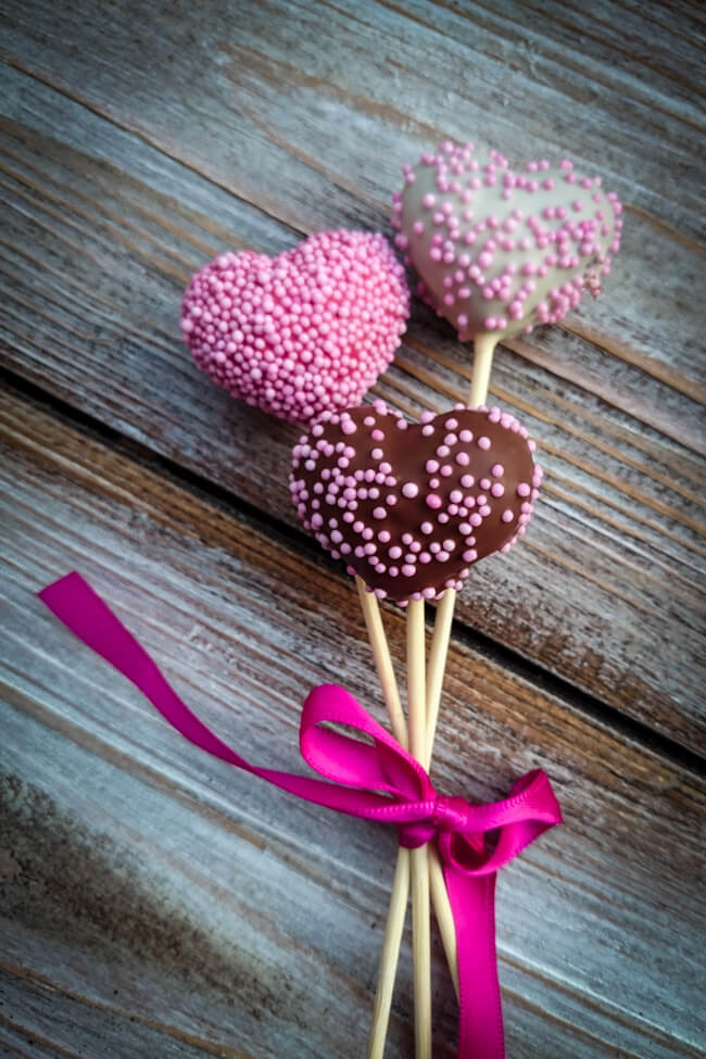 schoko mandel cakepop herzen cake pops schokolade mandeln