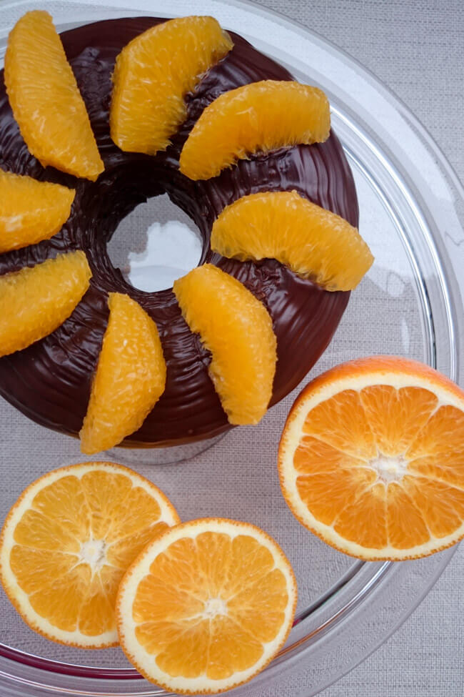 schoko orangen chili kuchen schokoladenglasur