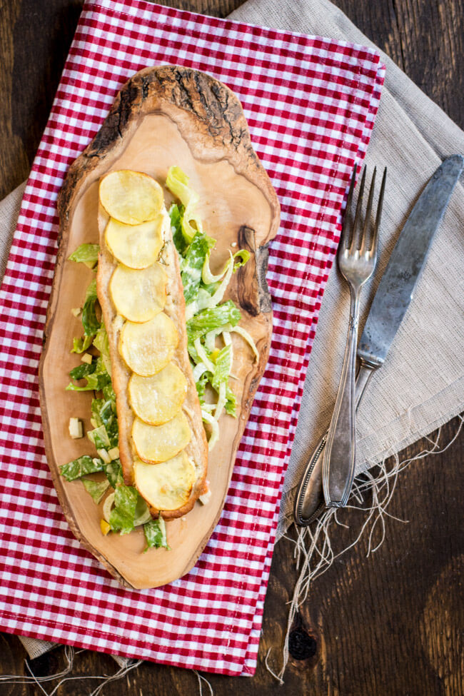 kartoffel brotfladen flammkuchen kartoffeln salat fenchel