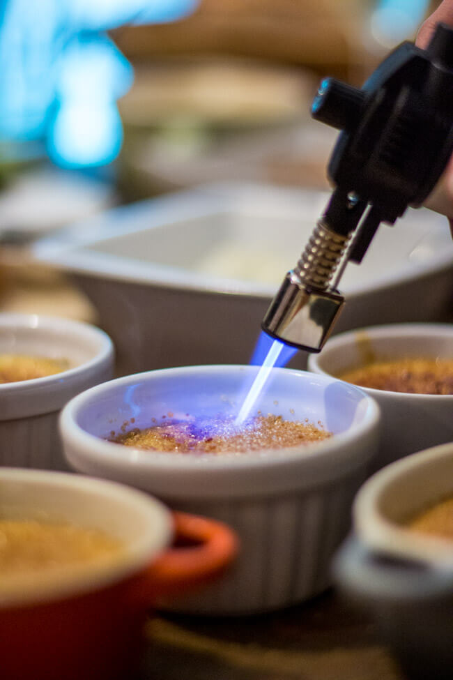 creme brulee orange tonkabohne dessert pudding karamellisieren