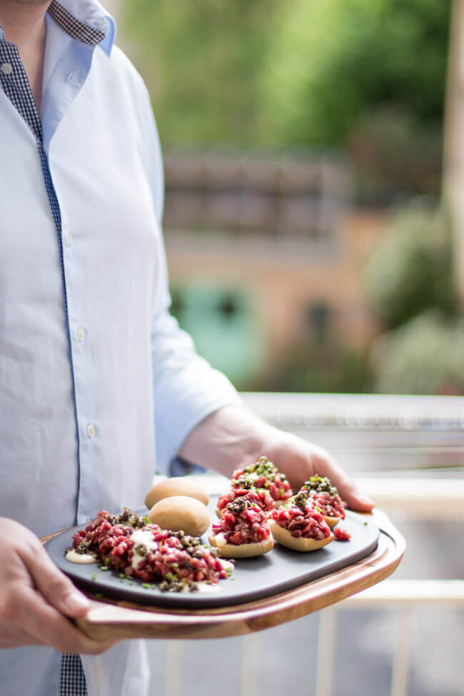 alexander herrmann rinder tartar kapern beef rohes fleisch