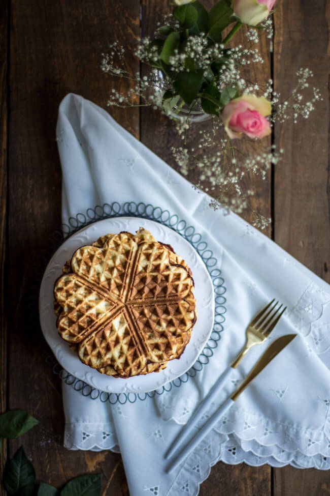 dinkel waffeln frühstück