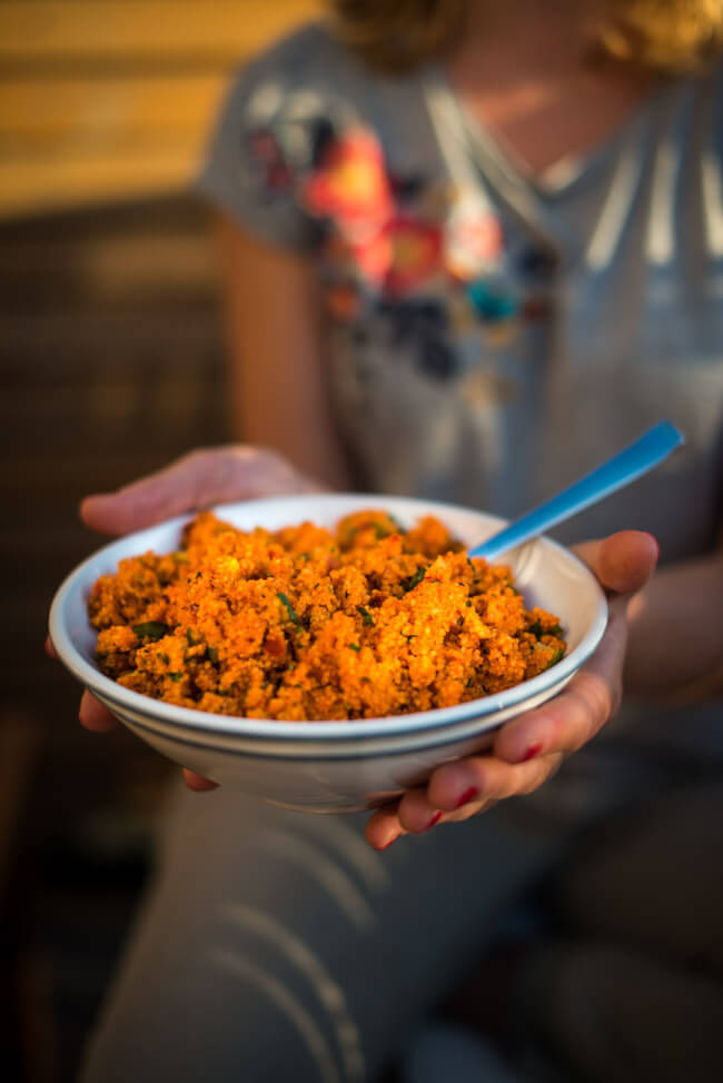 bulgur salat couscous ajvar tomate minze vegetarisch vegan veggie grillen salat beilage sommer