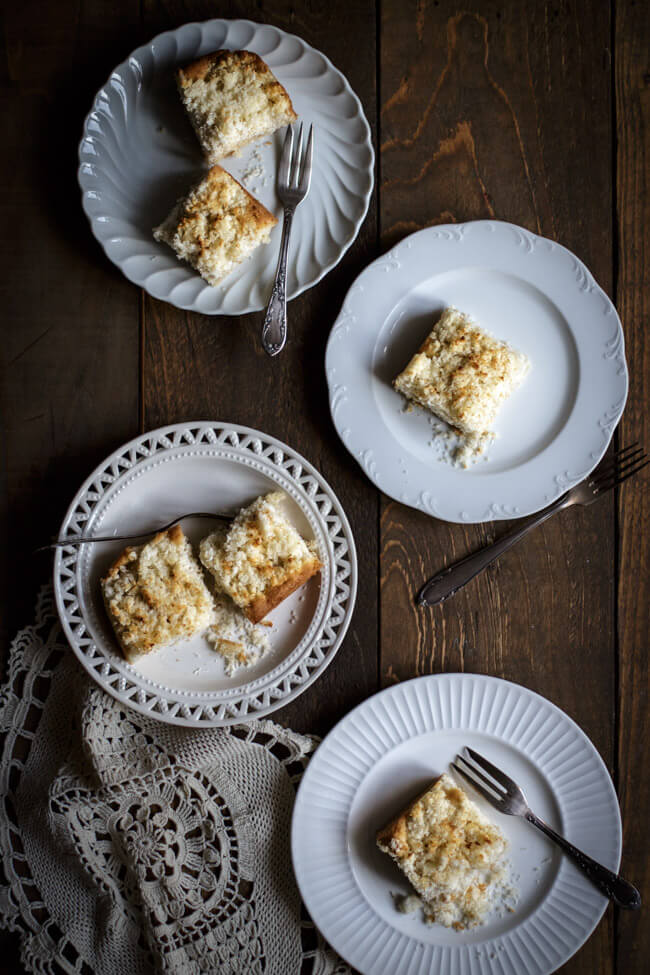 rum kokos kuchen blechkuchen einfach saftig