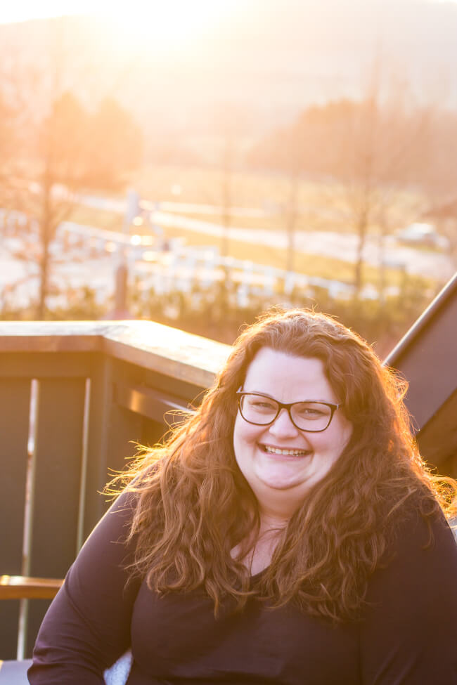 Sonnenuntergang beim Bloggertreffen in Marburg