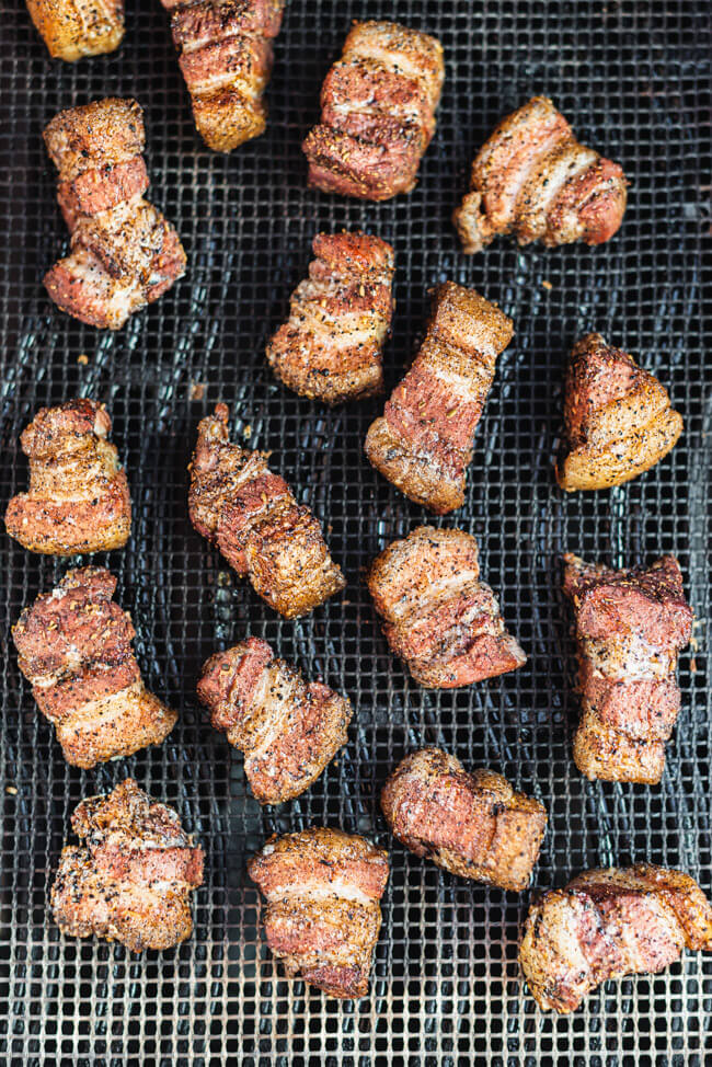 Pork Belly Burnt Ends Asia Style Schweinebauch Pralinen Grillen BBQ Barbecue Asiatisch räuchern lowcarb glutenfrei