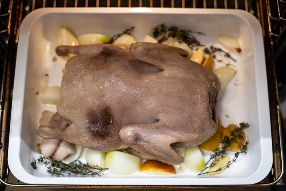 Gebratene Ente Schritt für Schritt GEflügel Braten Schmorgericht