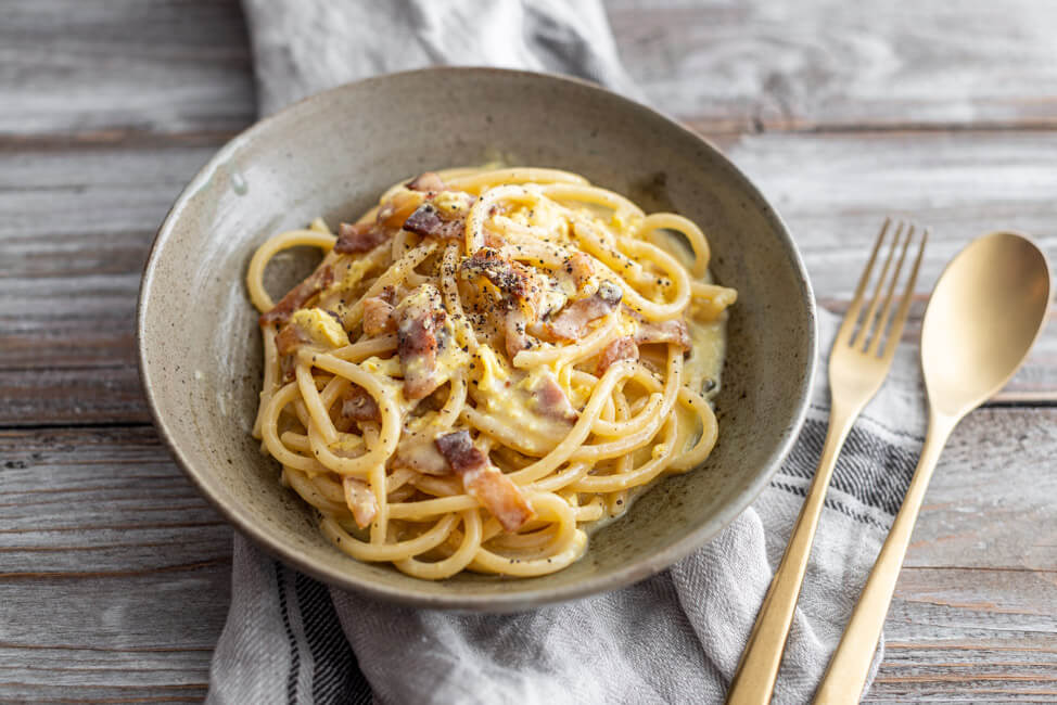 Original italienische Spaghetti Carbonara | foodundco.de | Foodblog aus ...