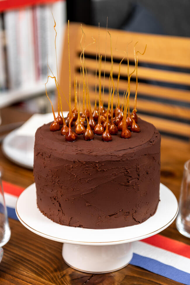Death by Chocolate Cake fürs Krimidinner