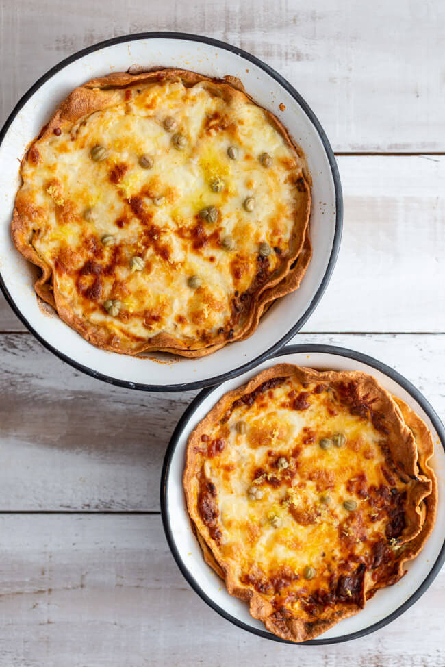 Vincisgrassi - Traditionelle Lasagne aus Kitchen Imppossible in der Auflaufform.