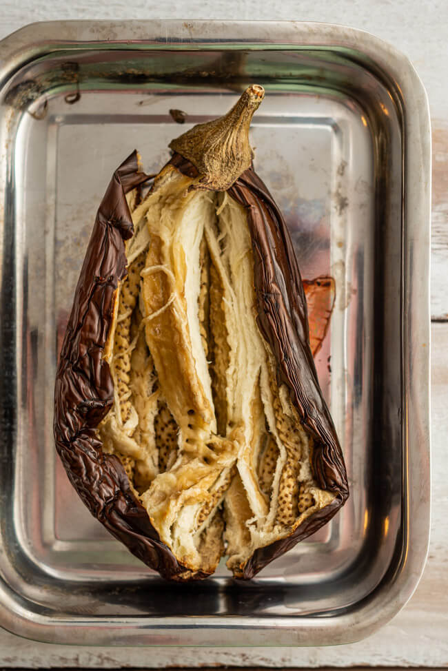 Gegrillte Aubergine