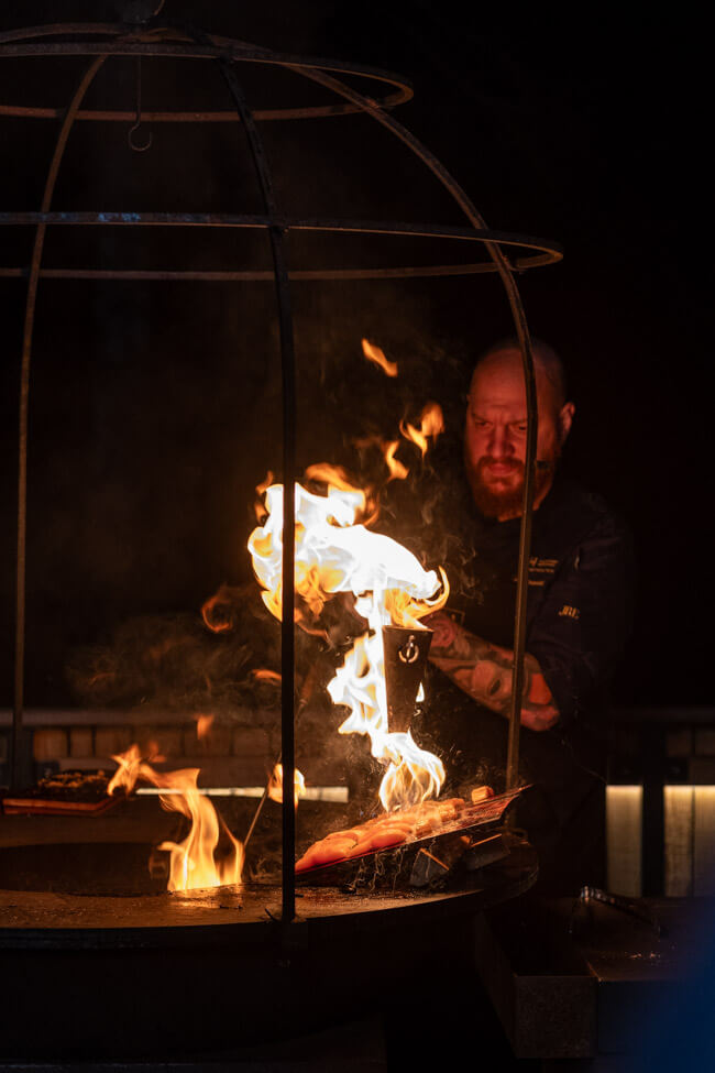 Joshi Osswald beim Sibling Flambadou