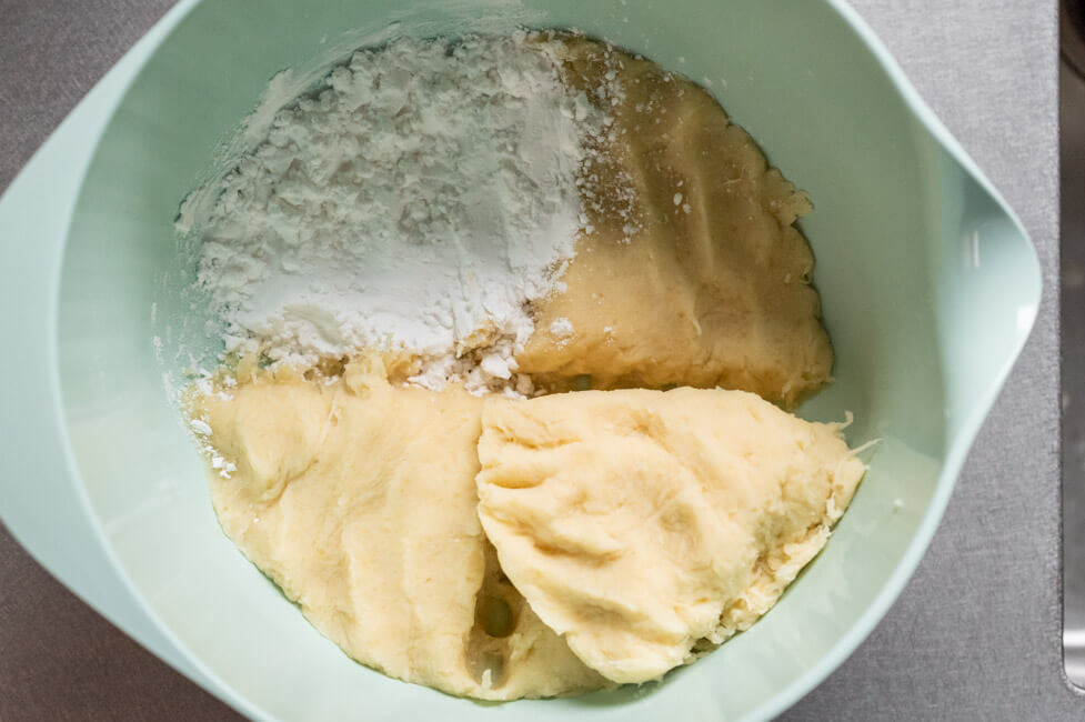 Kloßteig mit Kartoffelstärke