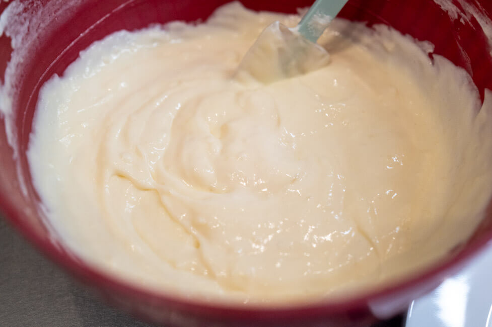 Konditorcreme in Schüssel