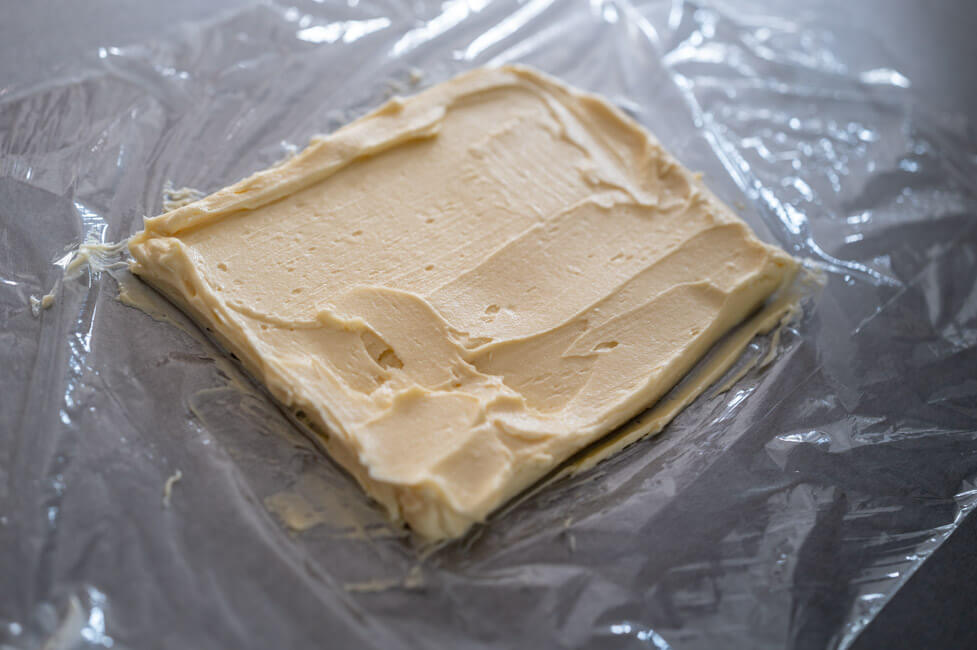 Butterplatte für Blätterteig