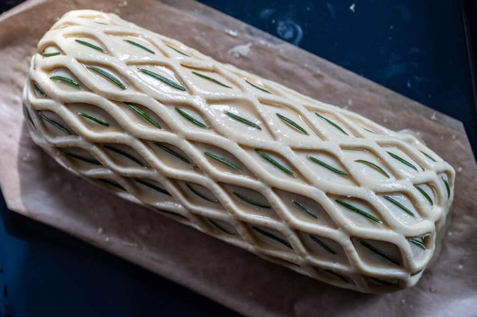 Beef Wellington direkt vor dem Backen