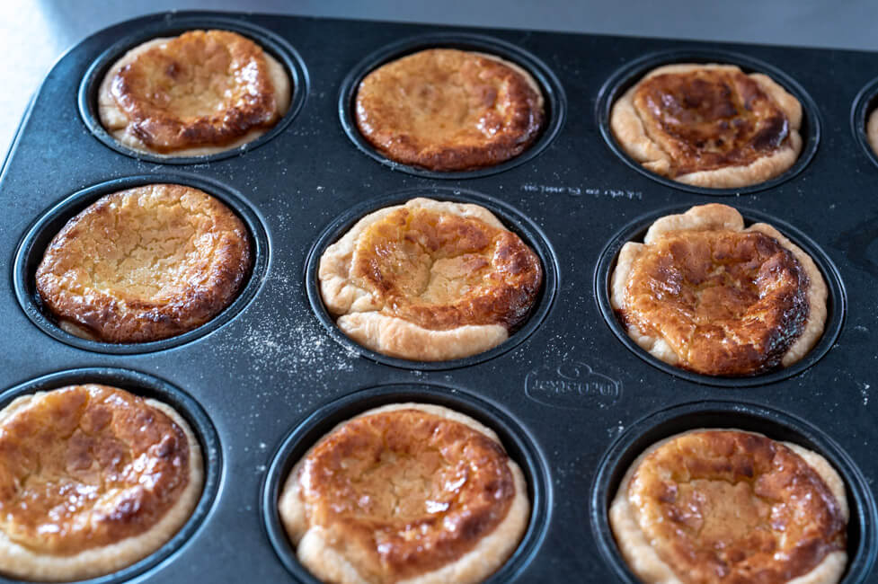 Pasteis de Nata im Muffinblech