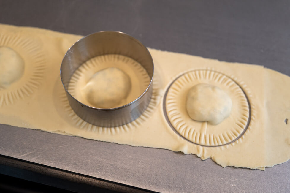 Ravioli ausstechen