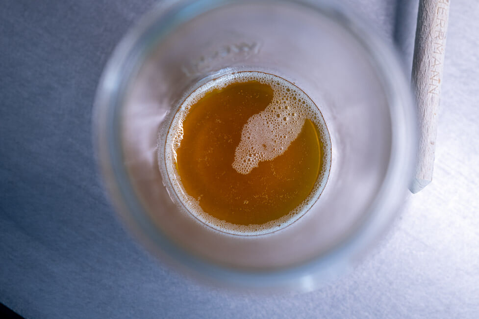 Nussbutter in Glas