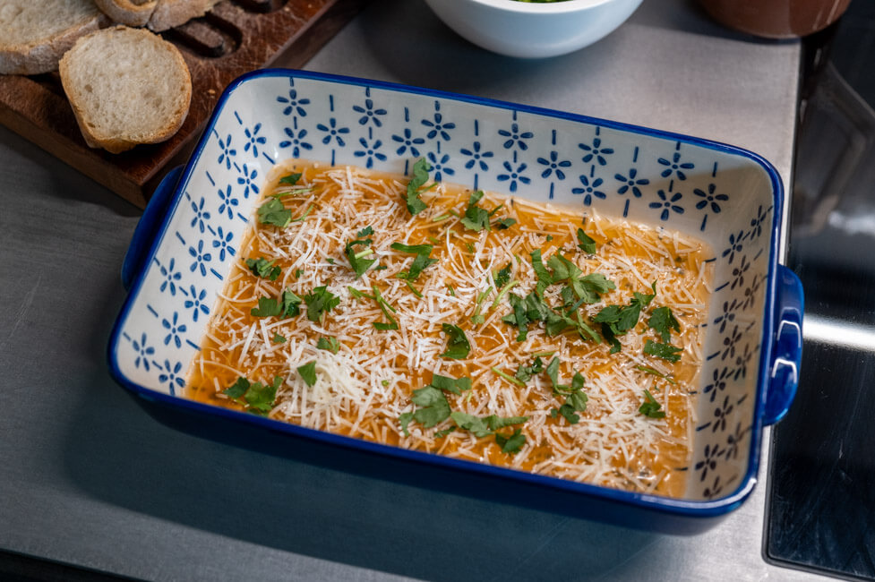 Zuppa Gallurese Schritt für Schritt